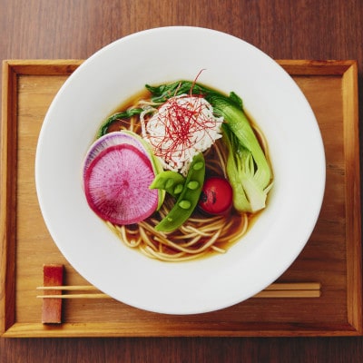 mochotto with CHLORELLA プラントベースラーメン醤油 3食入り