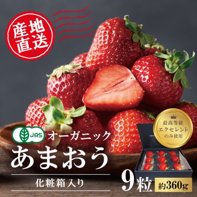 【贈答用】有機あまおう　9粒