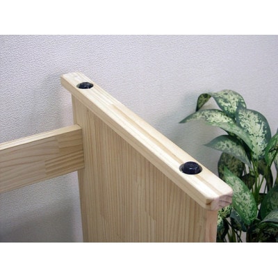 ハンドメイド天然木パイン材デスク(学習机)「エル」