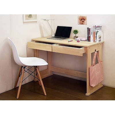 ハンドメイド天然木パイン材デスク(学習机)「リード」