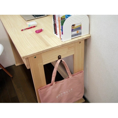 ハンドメイド天然木パイン材デスク(学習机)「リード」