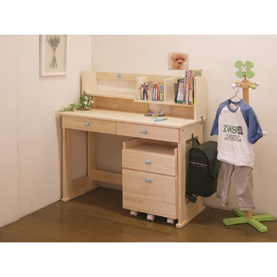 ハンドメイド学習机「スター」パイン材3点セット
