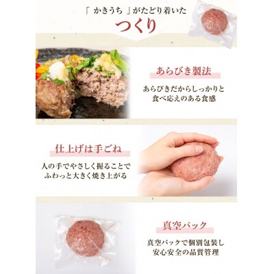 鹿児島県産黒毛和牛ハンバーグ10個