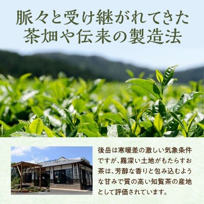 心潤す光印の後岳知覧茶「霧若藤」「霧若草」やぶきた生茶セット