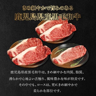 鹿児島県産黒毛和牛ロースステーキ5枚