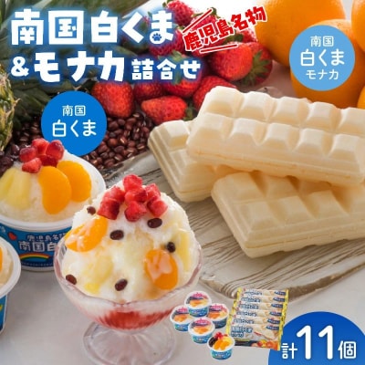 鹿児島名物南国白くま&モナカ詰合せ
