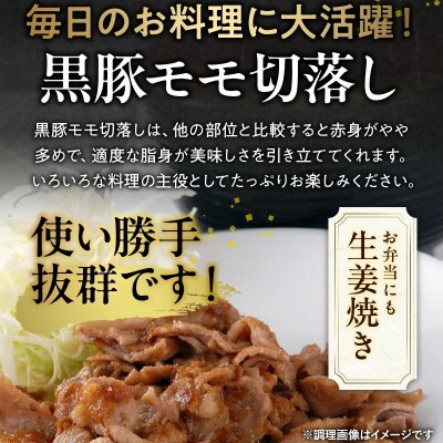 かごしま黒豚モモ切落し1kg & 黒豚ミンチ1.2kg