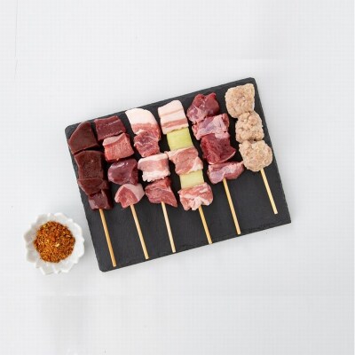 鹿児島県産黒豚串～焼とん～6本×5P(特製スパイス塩付き)
