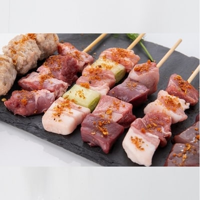 鹿児島県産黒豚串～焼とん～6本×5P(特製スパイス塩付き)