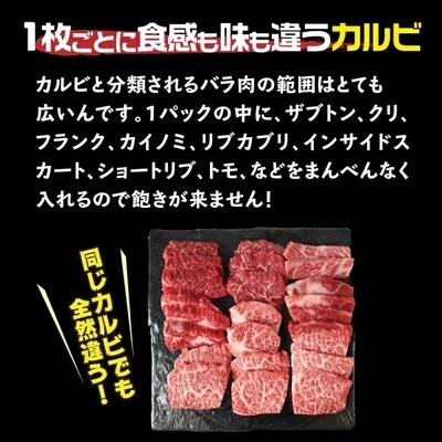 鹿児島県産黒毛和牛焼肉カルビ 400g