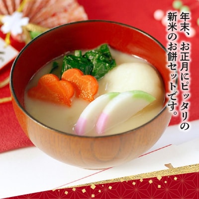 ねばり餅、濃厚よもぎ餅セット