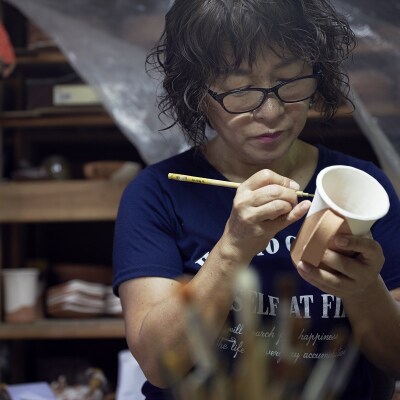 野の花工房　手びねり取皿5枚
