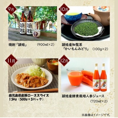 【全12回】南九州市頴娃うまいもん定期便
