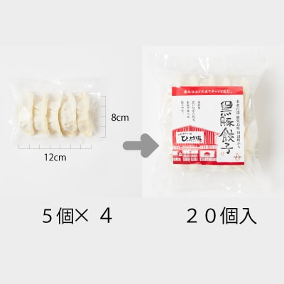 ひぃ坊家の黒豚餃子3種100個(タレ付)