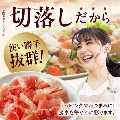 鹿児島産黒豚生ハム切落し700g