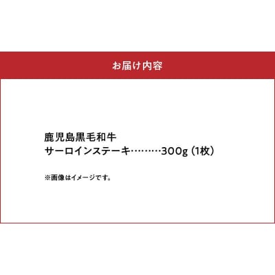 期間限定!鹿児島黒毛和牛サーロインステーキ300g