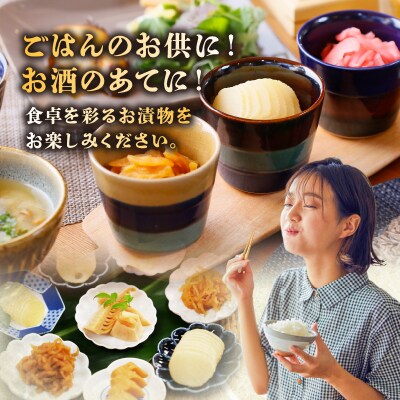 やぐら干し大根と筍・ごぼうのお漬物7種(9袋)詰め合わせ