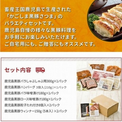 【お歳暮に】「かごしま黒豚さつま」バラエティセット