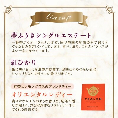 薩摩の紅茶TEALANオリジナルセット