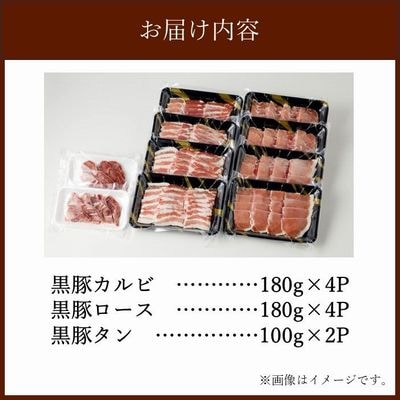 黒豚焼肉三昧1640g
