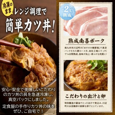 【全12回】南喜ポーク熟成豚「カツ丼の具 4P」定期便