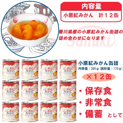 小原紅みかん缶詰 12缶セット
