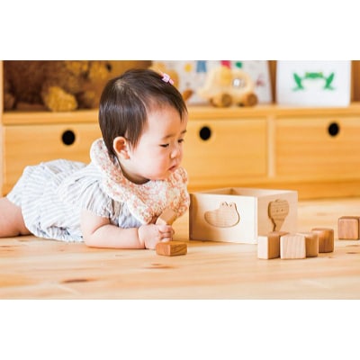 皇室ご愛用品　木のおもちゃ　赤ちゃんの積み木スペシャル