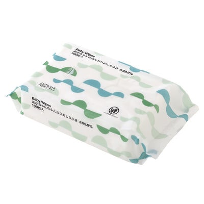 【最短当日発送】水99.9% あかちゃんのふんわりおしりふき 1セット(100枚入×20パック)