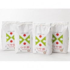 米食味鑑定士厳選　つや姫(玄米)5kg×4