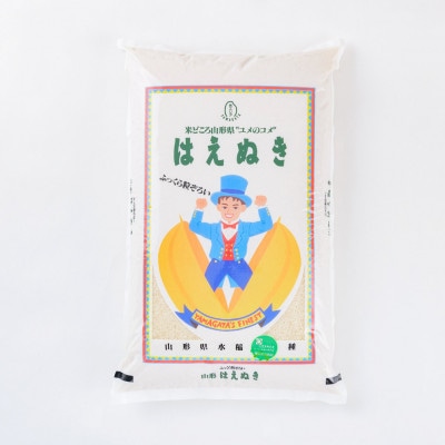 お米マイスターおすすめ　新庄産米「はえぬき」(精米)10kg(10kg×1袋)