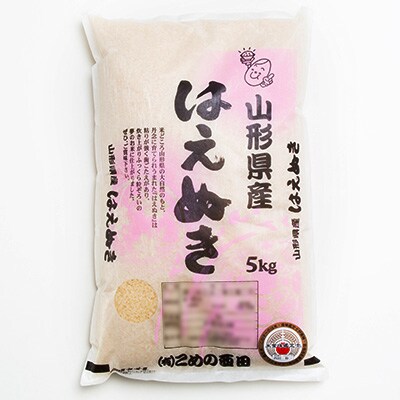 2023年9月発送開始『定期便』米食味鑑定士厳選新庄産はえぬき(精米)5kg全3回
