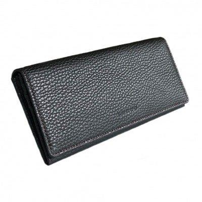 LUEGO Carino Homme カリーノオム ロングウォレット/ブラック×チョコ