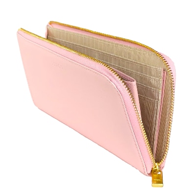 LUEGO Grace グレース L字ファスナー長財布 / ピンク