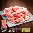 【産地直送 山形牛】最高5等級～4等級厳選　切り落とし　700g