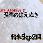 至福のはえぬき(精米)5kg×2袋