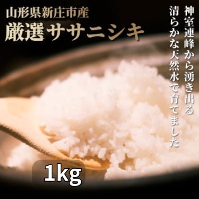 先行受付 令和7年産　厳選ササニシキ(精米) 1kg