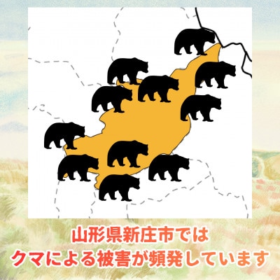【返礼品なし】(クマ被害対策)地域住民を鳥獣被害から守りたい　寄附金1口100,000円分