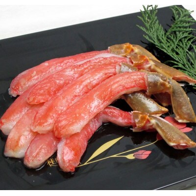 【2025年4月上旬発送】生ずわい蟹 カニしゃぶ用 棒肉1.0kg((20～25本)×2袋)