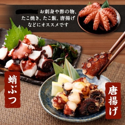 【2024年2月中旬発送】大阪産 泉タコ(ボイルたこ) 600g