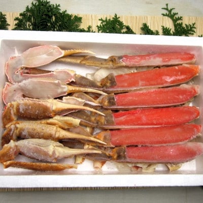 ■先行受付・年末発送【12月25日より順次発送】生ずわい蟹 カニ鍋セット 1kg〔カット済み〕