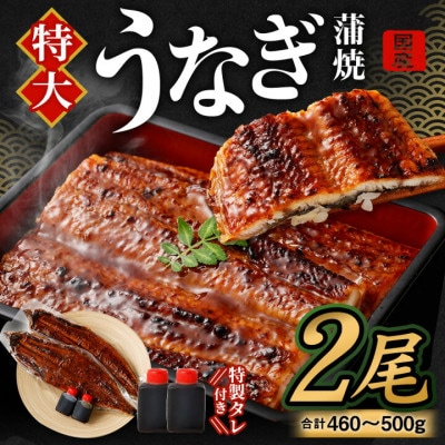 【毎月定期便】「国産うなぎ蒲焼」2尾(230g～250g)と特製タレ2個セット全3回