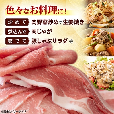 肉屋のプロ厳選! 北海道産 の 豚スライス 2kg (500g×4袋)