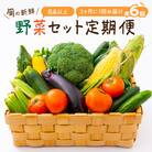 【発送月固定定期便】旬の新鮮野菜セット8種以上 奇数月にお届け【野菜詰め合わせ】全6回