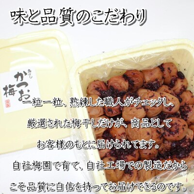 紀州南高梅 かつお梅(塩分8%)2kg