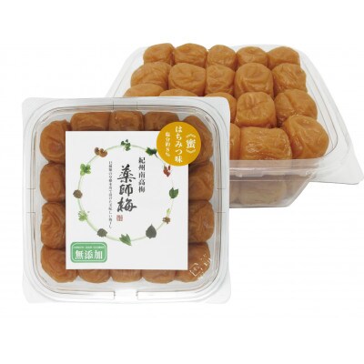 紀州南高梅　薬師梅『蜜』はちみつ味(塩分約8%)　800g