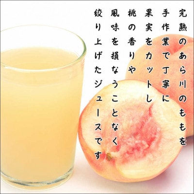 あら川のもも　60%果汁入り飲料200ml×12本