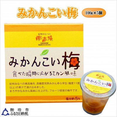 みかんこい梅　100g×5個
