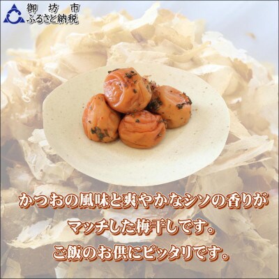 【家庭用】紀州南高梅　かつお梅　1.2kg