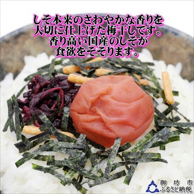 紀州南高梅 しそ漬梅干し 1kg 特選A級