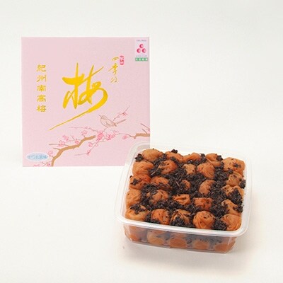 【和歌山県/紀州南高梅】紀州四季の梅 かつお風味1kg(塩分約6%)